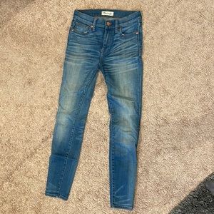 Madewell sz 26 high riser skinny denim